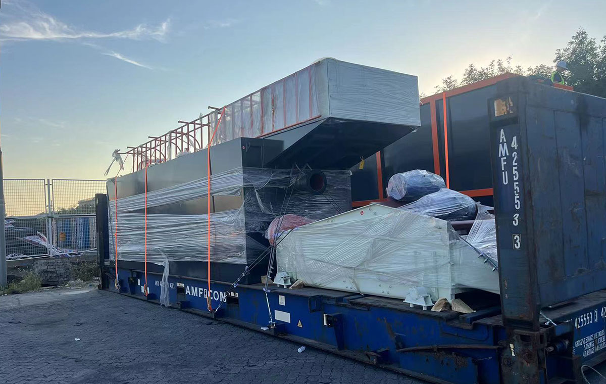 淋洗裝備海外項目—港口裝柜